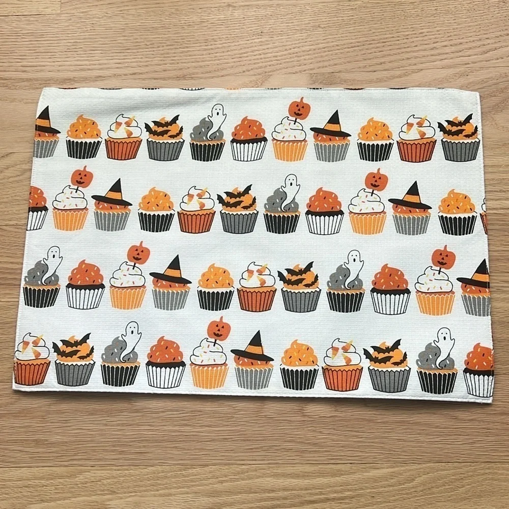 Halloween Cupcake Placemats - Set of 4